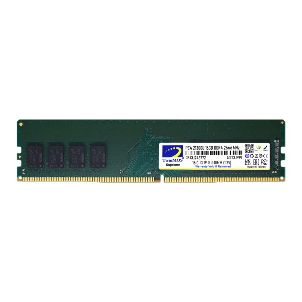 TwinMOS DDR4 16GB 2666MHz PC Ram