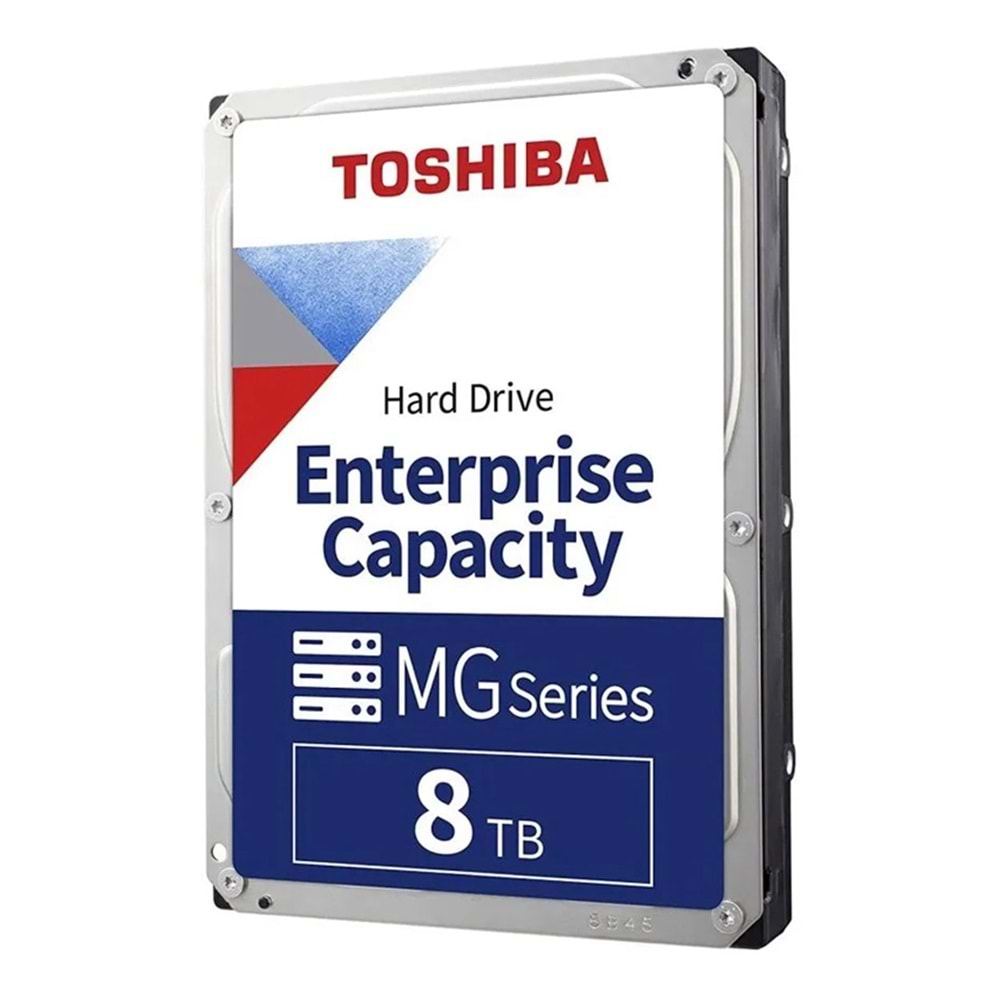 TOSHIBA MG Enterprise 8 TB 7200RPM 256MB 7/24 RV Güvenlik ve Nas HDD