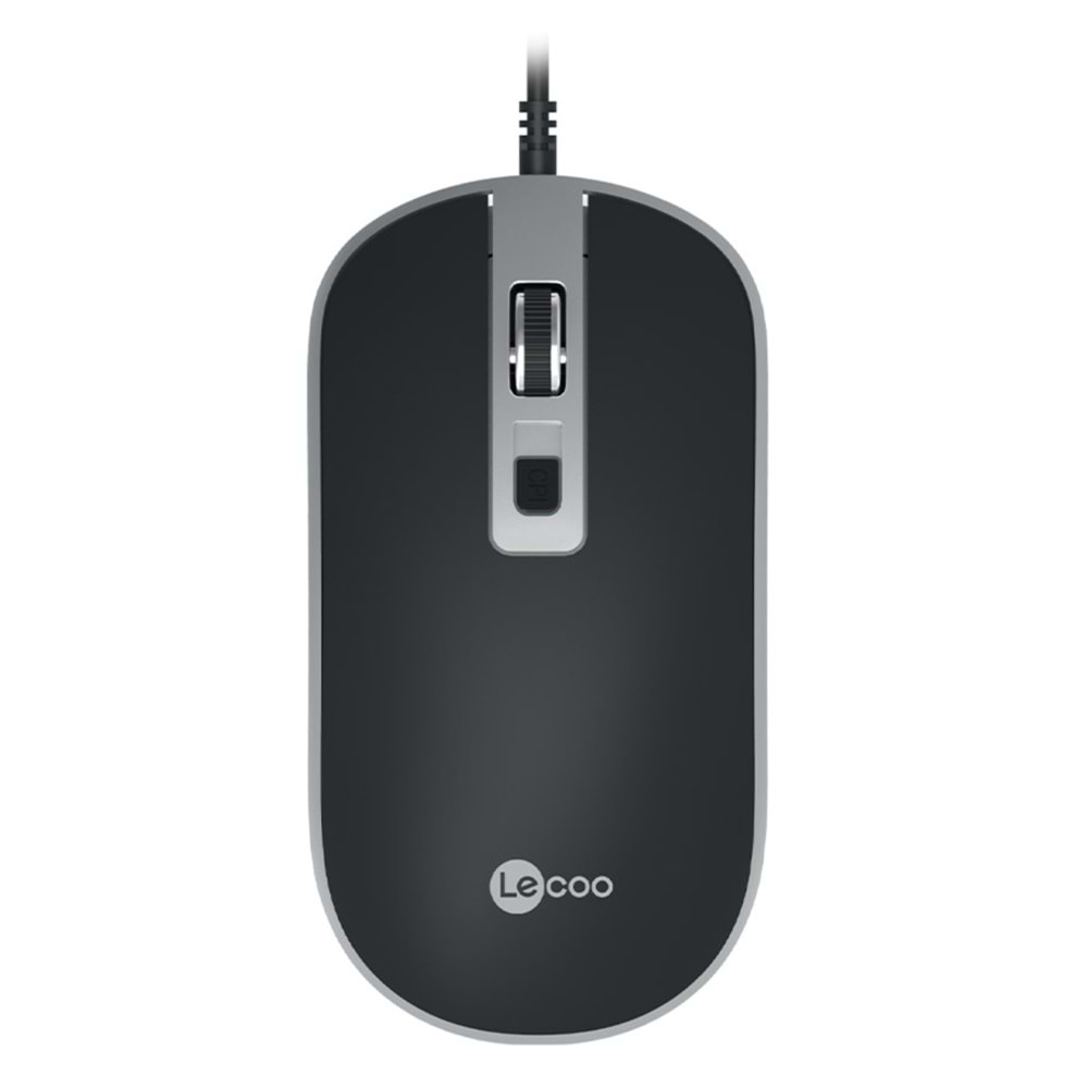 LECOO MS104 SİYAH USB KABLOLU MOUSE