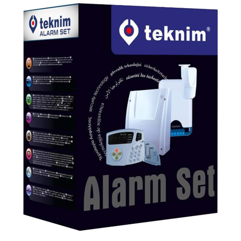 EKNİM SET VAP-404PTA PSTN Lİ ALARM SETİ (AKÜ DAHİL)
