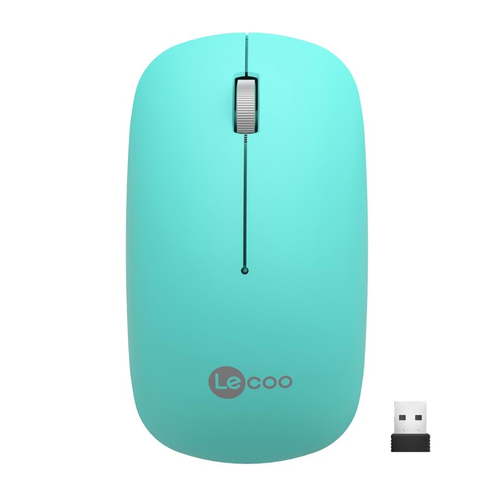 LECOO WS214 TURKUAZ KABLOSUZ MOUSE