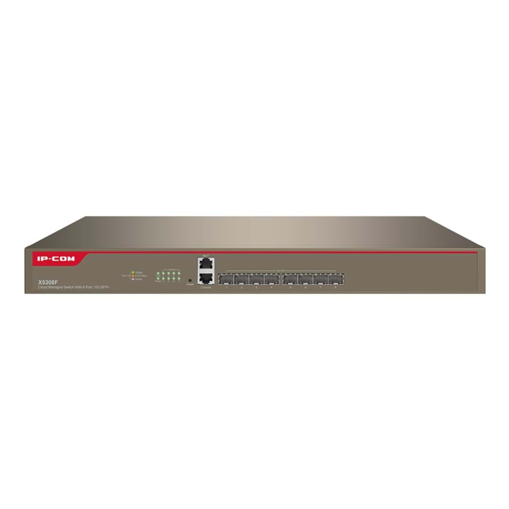 IP-COM X5308F 8x 10G SFP+ Port, L3 Yönetilebilir Switch