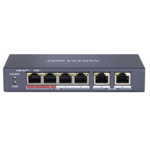 HIKVISION DS-3E0106P-E/M 10/100 4 PORT POE SWITCH