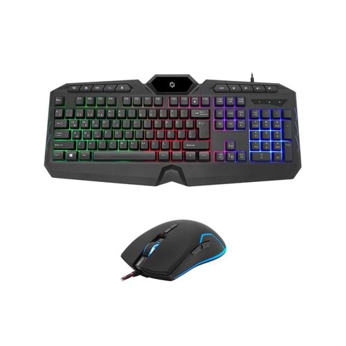 FRISBY FK-4865QU USB IŞIKLI MULTIMEDYA KLAVYE MOUSE SE