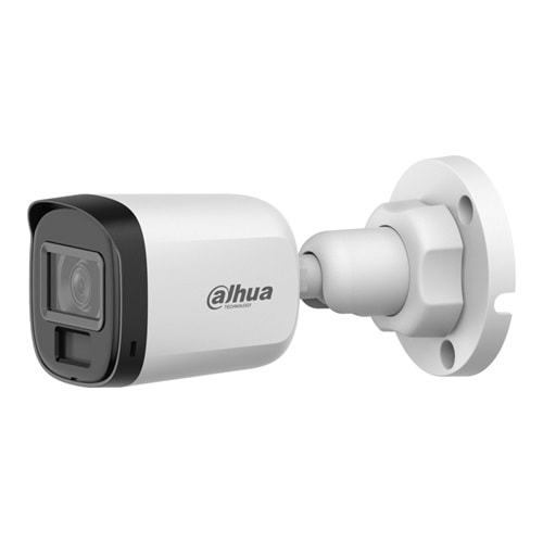 DAHUA B1A21P-U-IL-A 2MP Akıllı Çift Işıklı HDCVI Bullet Kamera(30m IR)Mikrofonlu