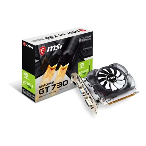 2 GB MSI VGA N730 2GD3V3 GT730 DDR3 128B DX12 PCIE 2.0 X16 (1xVGA 1xDVI 1xHDMI)
