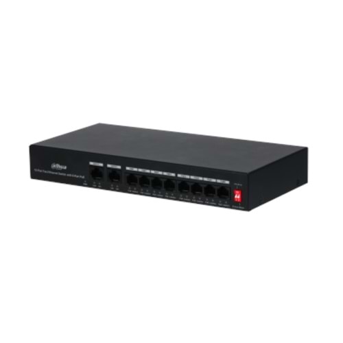 DAHUA PFS3010-8ET-65 8FE PoE Port (65W), 2FE Uplink Switch