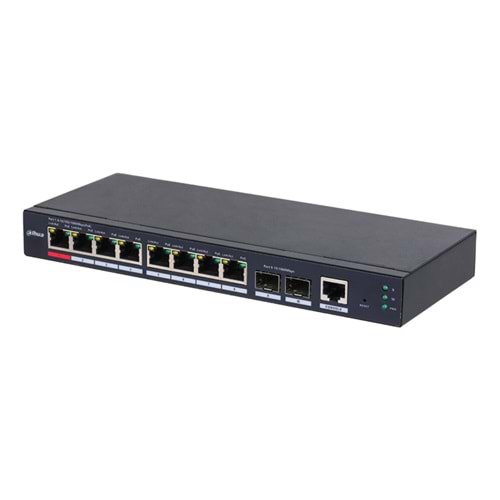 DAHUA S4210-8GT-110 10-Port Managed Desktop Gigabit Switch with 8-Port PoE