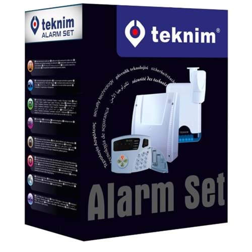 EKNİM SET VAP-404PTA PSTN Lİ ALARM SETİ (AKÜ DAHİL)