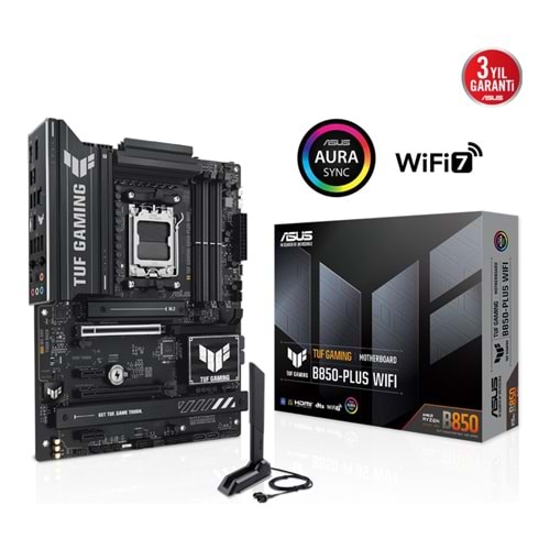 ASUS TUF GAMING B850-PLUS WIFI AM5 DDR5 8000 WiFi 7+BT 2.5GLAN ATX