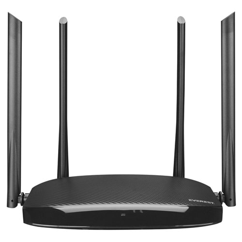EVEREST EWR-AC5-V3 AC1200Mbps DualBand 4*6dBi WISP+Repeater Kablosuz Wifi Route