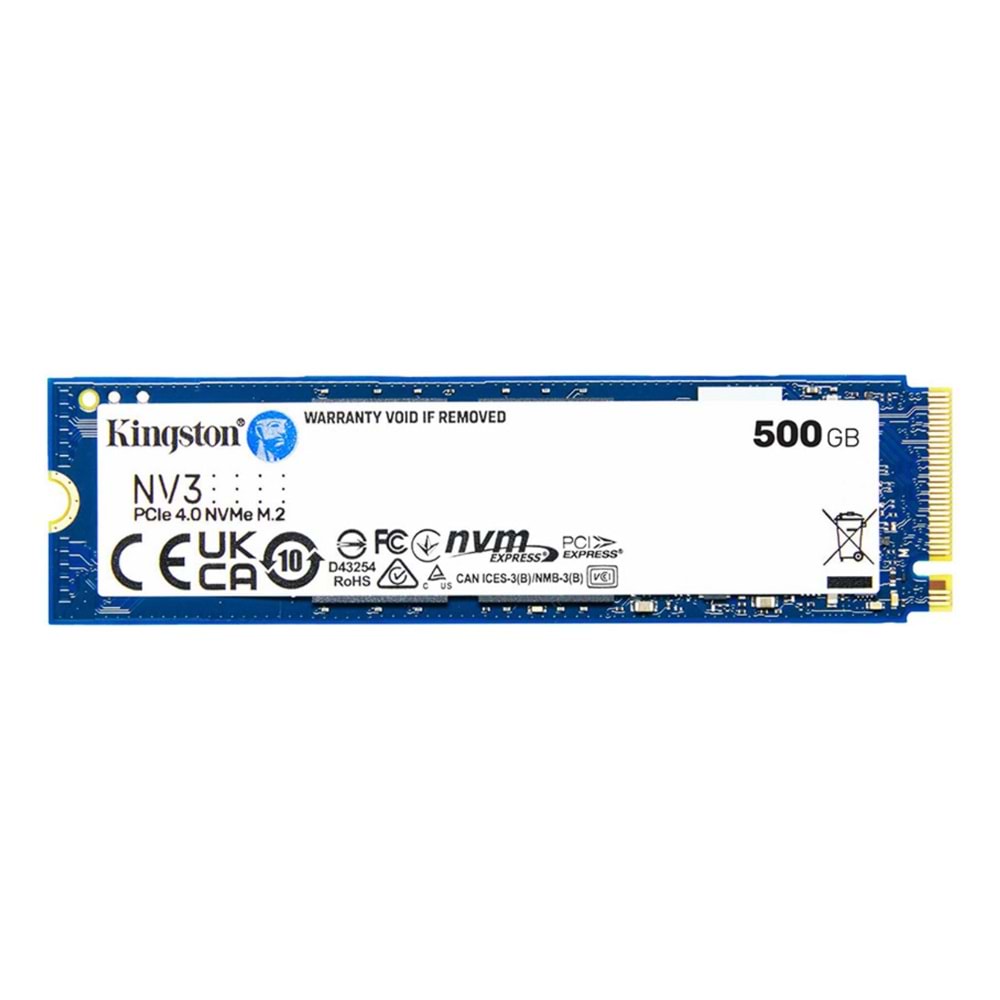 KINGSTON SNV3S 500GB NV3 M.2 NVMe 5000/3000MB/s SNV3S/500G