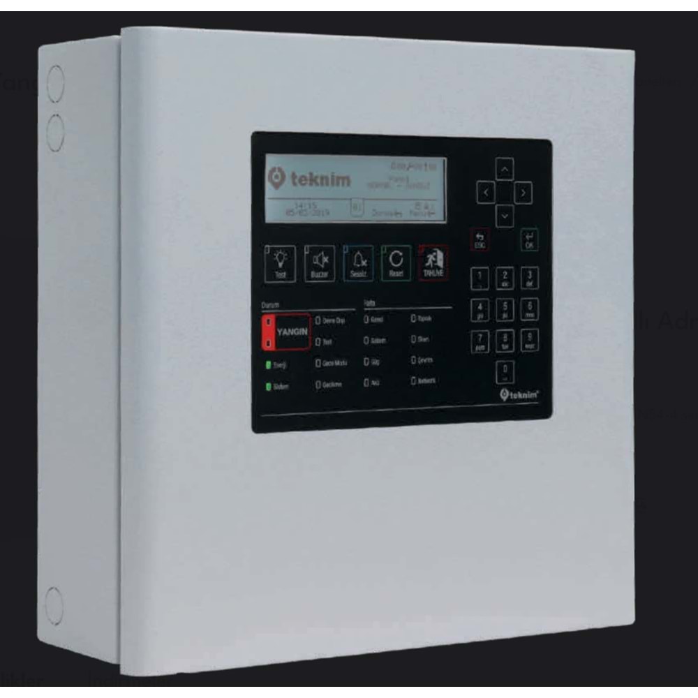 Teknim 4 Loop Akıllı Adresli Yangın Alarm Paneli