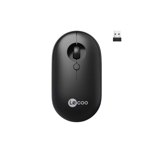 LECOO WS212 SİYAH KABLOSUZ 1600DPI 4 TUŞLU OPTİK MOUSE